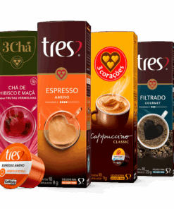Kit Variedades 120 Cápsulas TRES 3 Corações