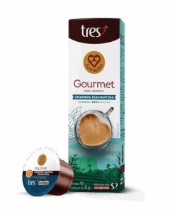 Cápsula de Café Espresso Gourmet Chapada Diamantina TRES 3 Corações