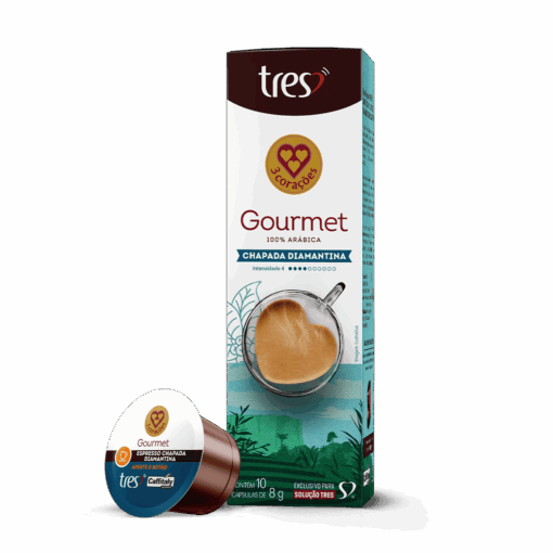 Cápsula de Café Espresso Gourmet Chapada Diamantina TRES 3 Corações