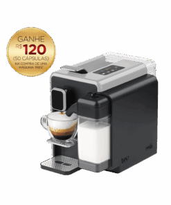 Cafeteira Espresso Barista Prata Automática + 120 Cápsulas