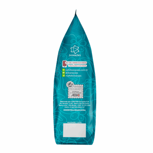 Café Torrado e Moído Cerrado Mineiro Gourmet 3 Corações Pacote 250g - Image 3