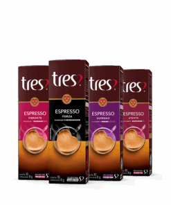 Kit Espresso Lovers 80 Cápsulas TRES 3 Corações