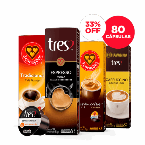Kit Os Queridinhos 80 Cápsulas