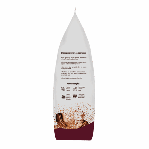 Café Torrado em Grãos Espresso Gourmet 3 Corações Pacote 500g - Image 4