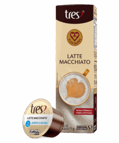 Cápsula de Latte Macchiato TRES 3 Corações