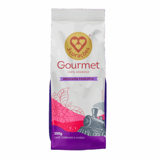 Café Torrado e Moído Mogiana Paulista Gourmet 3 Corações Pacote 250g