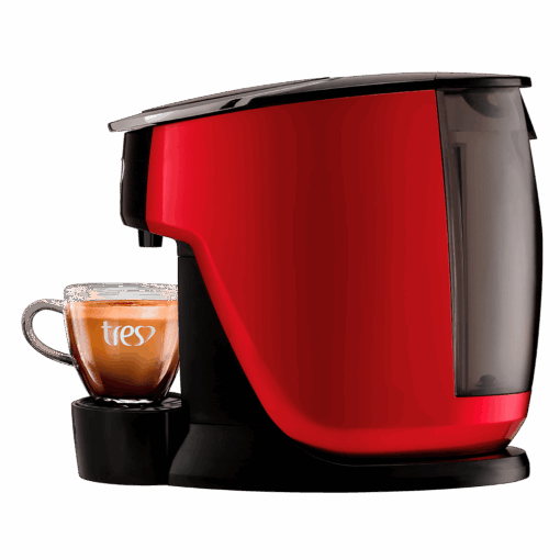 Cafeteira Espresso Touch Vermelha Automática + 120 Cápsulas - Image 4