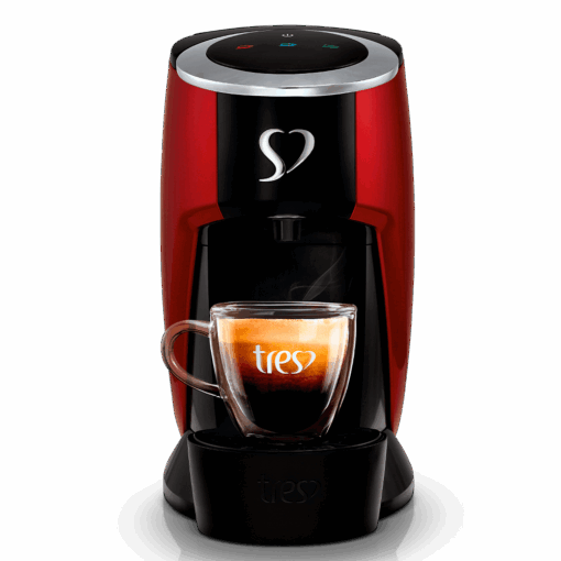 Cafeteira Espresso Touch Vermelha Automática + 120 Cápsulas - Image 5